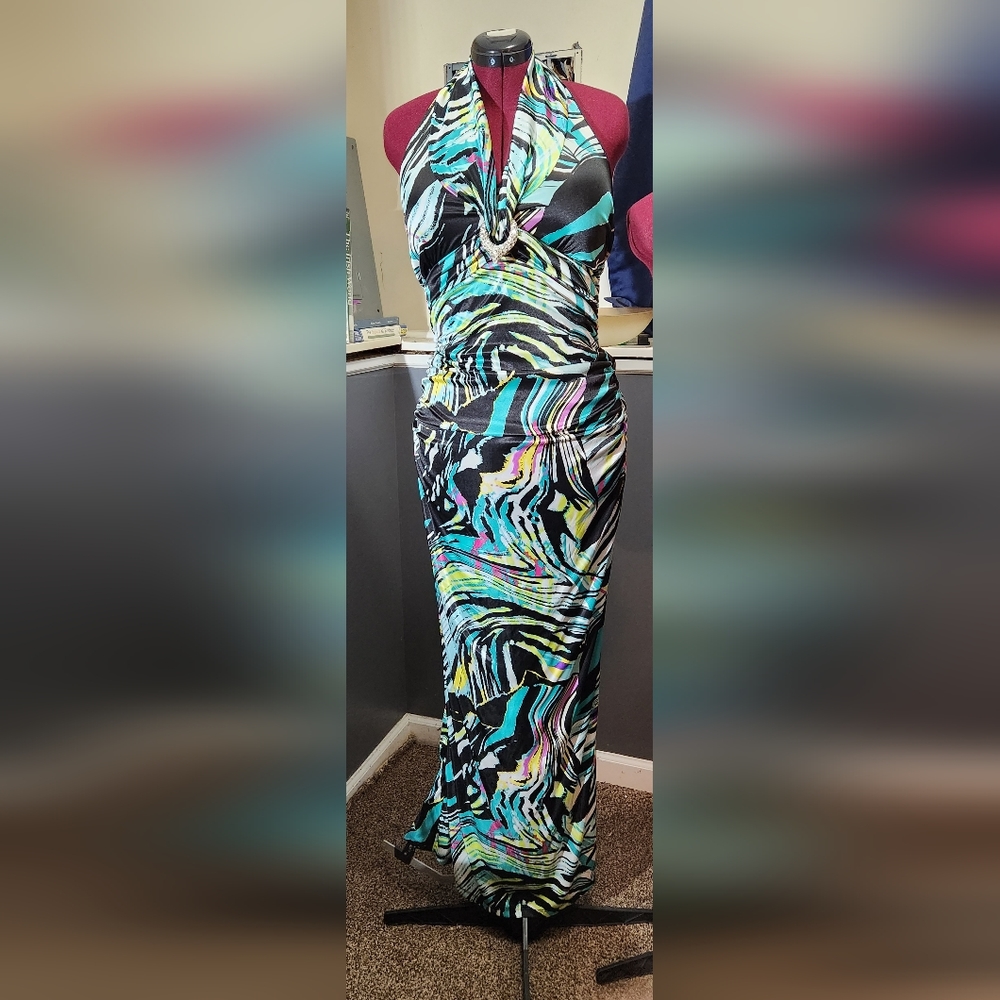 Abstract design dress